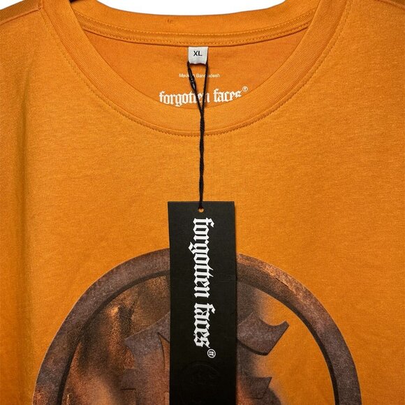 Forgotten Faces Men's Orange Graphic Short Sleeve Short T-shirt Size: XL - Picture 7 of 8
